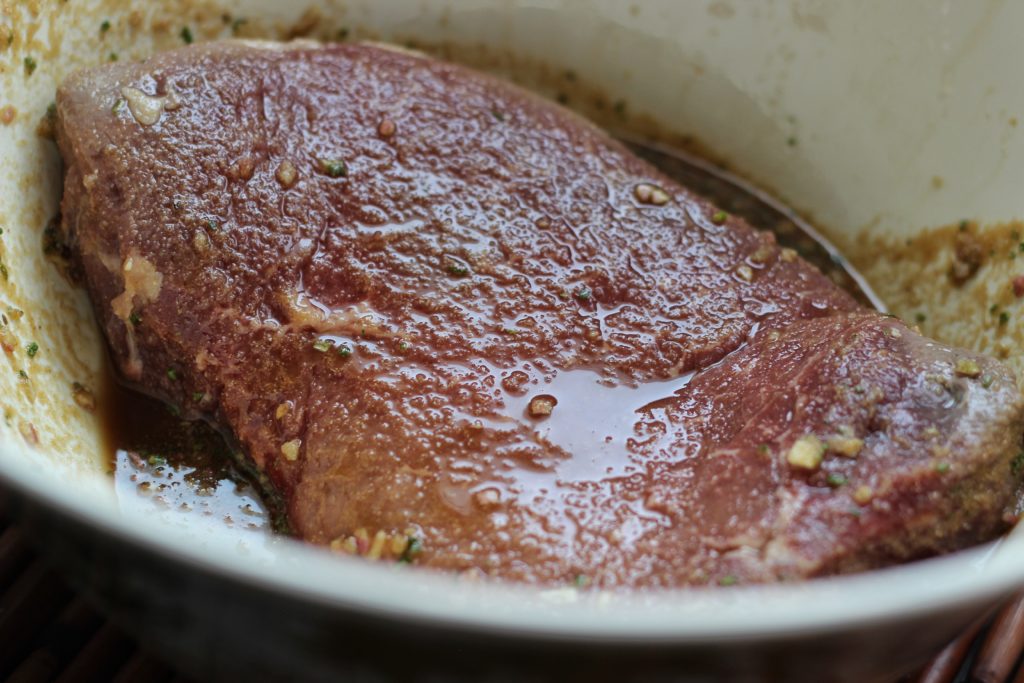 Marinated London Broil for an easy weeknight meal Keto Marinade recipe